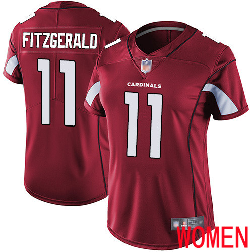 Arizona Cardinals Limited Red Women Larry Fitzgerald Home Jersey NFL Football #11 Vapor Untouchable